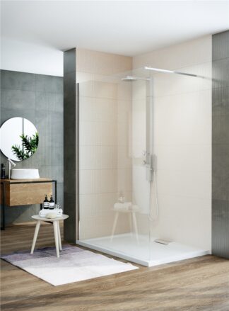 Wasserburg Vetro Walk-In Zuhanyfal 100 (98-100cm-ig)
